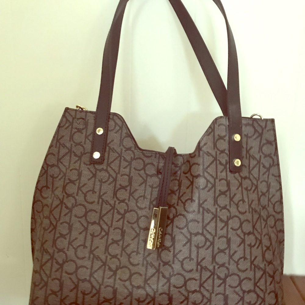 Calvin Klein handbag with detachable small purse